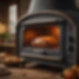 Artistic representation of a traditional German oven showcasing its craftsmanship