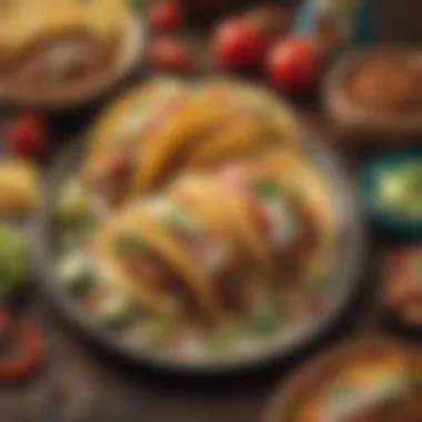 A social media post promoting free taco events