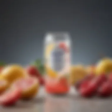 Health Benefits of Fruit Flavored Seltzer An infographic depicting the health benefits of fruit flavored seltzer
