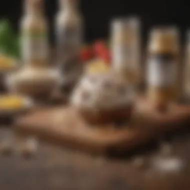 Ingredient Showcase for Fat Bombs Artful display of ingredients arranged for fat bomb creation