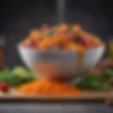 An array of fresh ingredients for the regulach recipe, showcasing vibrant colors and textures.