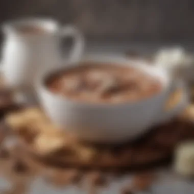 Gourmet Ingredients for York Hot Chocolate An array of unique ingredients used in crafting gourmet York hot chocolate.