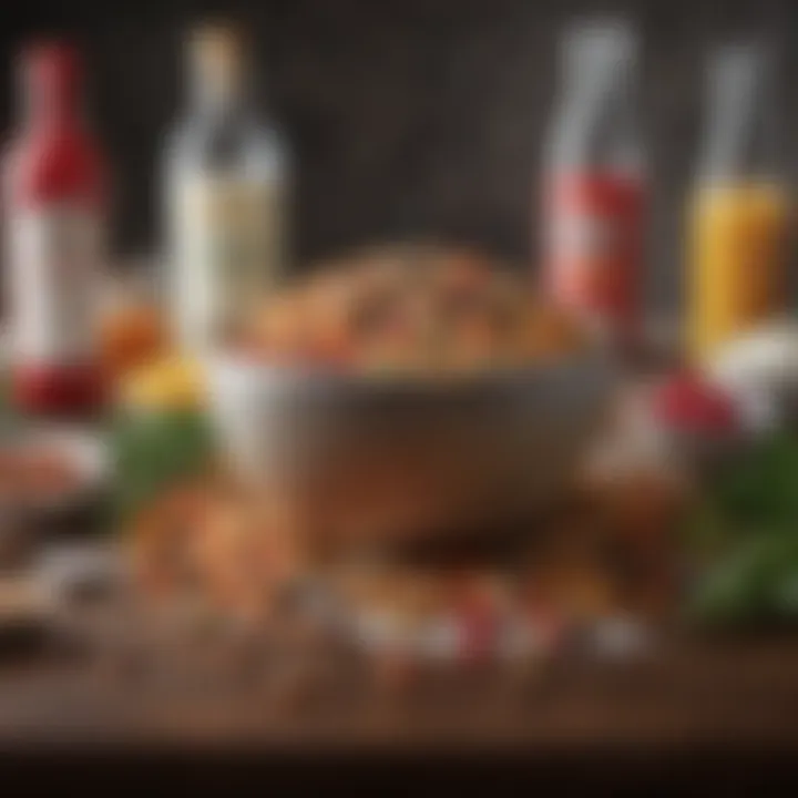 An array of ingredients for innovative nonalcoholic recipes