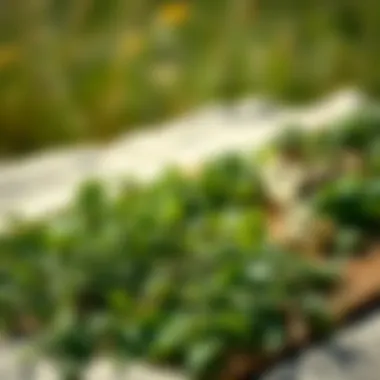 A collection of herbs laid out to dry under the sun.