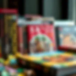 An assortment of Cantonese cookbooks showcasing vibrant covers and diverse recipes