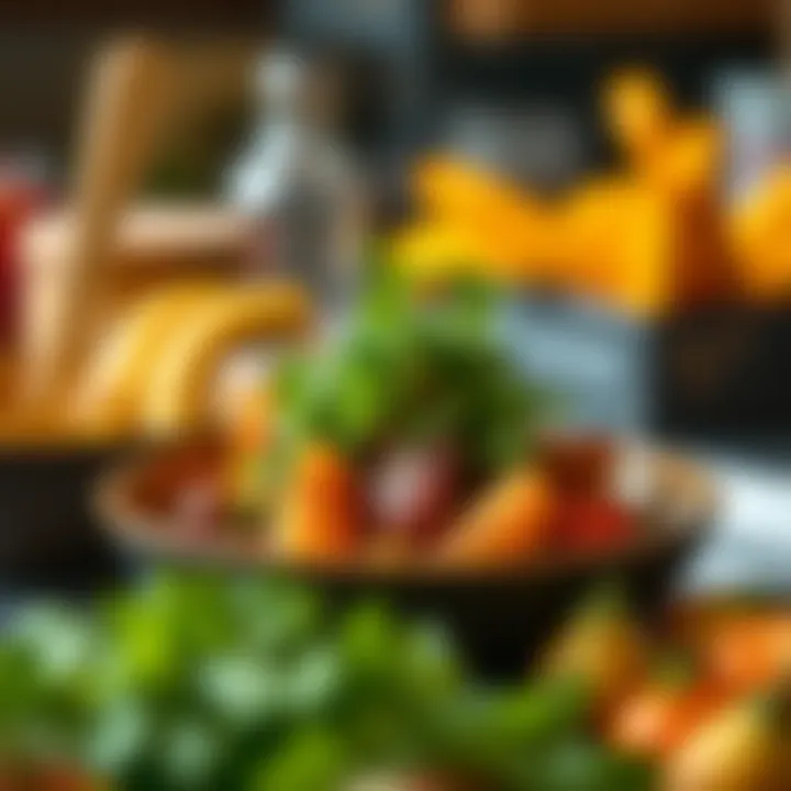 A close-up of a modern dish that reflects current food trends and innovation