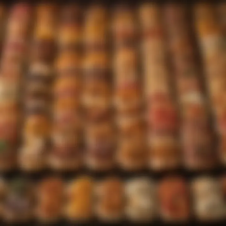 A vibrant spread of various tasty joes showcasing unique fillings and toppings.