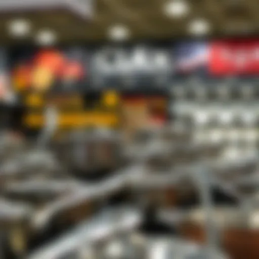 Elegant All-Clad cookware collection displayed at TJ Maxx