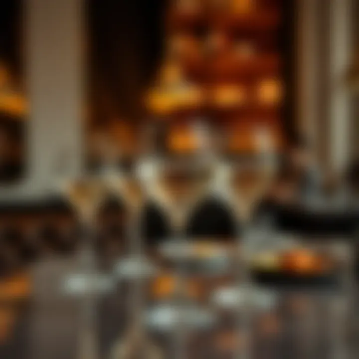 The Art of Vodka Glassware Elegant vodka glasses on a polished table