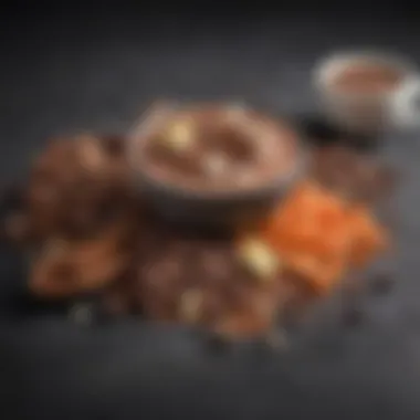 Assortment of Wholefood Ingredients Assortment of wholefood ingredients for hot chocolate
