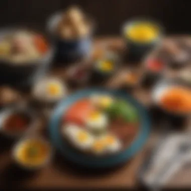 Japanese Breakfast: Harmony on a Plate A vibrant spread of Japanese breakfast items