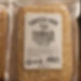 Close-up of Farmer John Bacon packaging highlighting gluten-free labeling