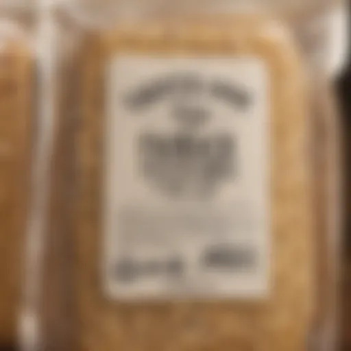 Close-up of Farmer John Bacon packaging highlighting gluten-free labeling