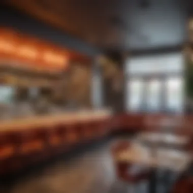 Vibrant casual eatery with inviting decor
