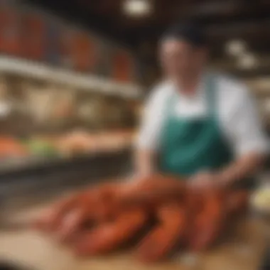 Exploring Local Seafood Markets for Quality Lobster Local seafood market showcasing lobsters
