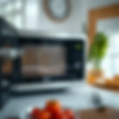 User-Centric Microwave Controls for Easy Operation Microwave with clear display and user-friendly controls