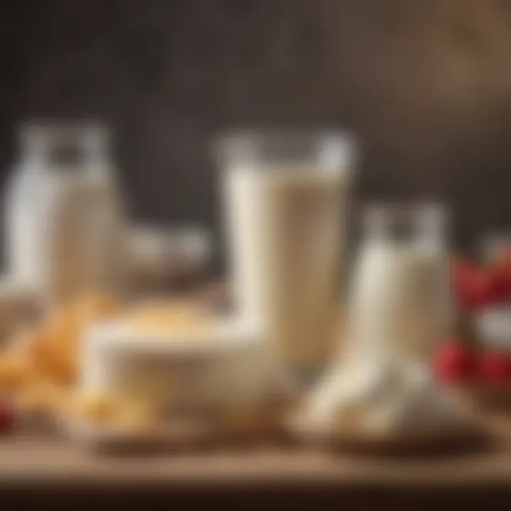 High-fat dairy products affecting cholesterol