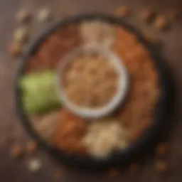 Nutritious snack platter for diabetics featuring nuts and seeds