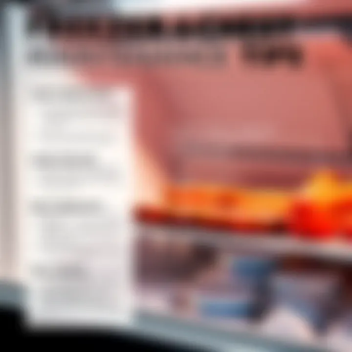 Infographic detailing best practices for maintaining a meat freezer chest.