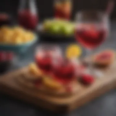 Perfect Pairings: Frozen Sangria and Tapas Frozen sangria served alongside delicious tapas