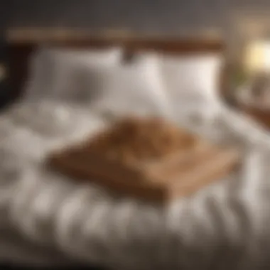 Cozy Bed Setup for Comfort Cozy bed setup with soft blankets and pillows