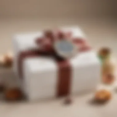 The Art of Personalization in Gifting A beautifully wrapped spa gift package with a personalized note