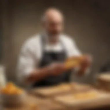 Testing for Gluten Content Illustration depicting the gluten content testing process