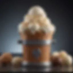 High-performance ice cream compressor showcasing sleek design