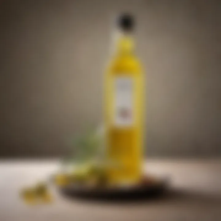 Nutritional profile chart of Gundry olive oil