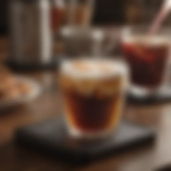 The impact of heated cup coasters on beverage presentation