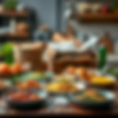 Showcasing Meal Variety Variety of meals offered by HelloFresh showcased