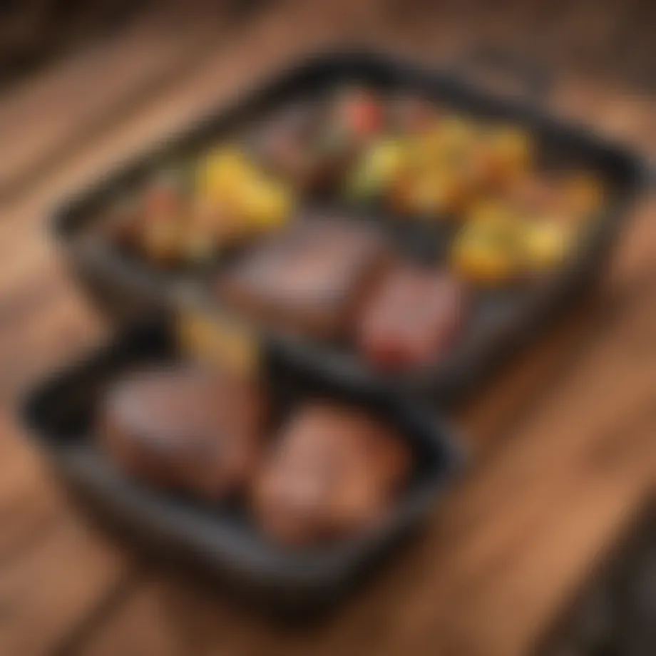 A collection of various grill baskets showcasing their unique designs