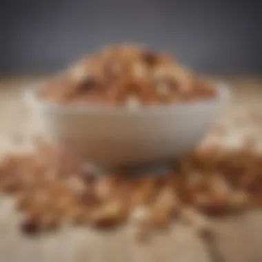 A variety of nuts and seeds in a bowl