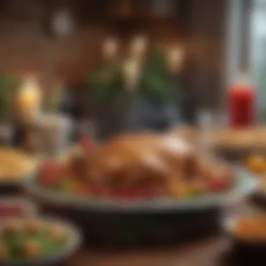 An array of traditional and modern holiday dishes