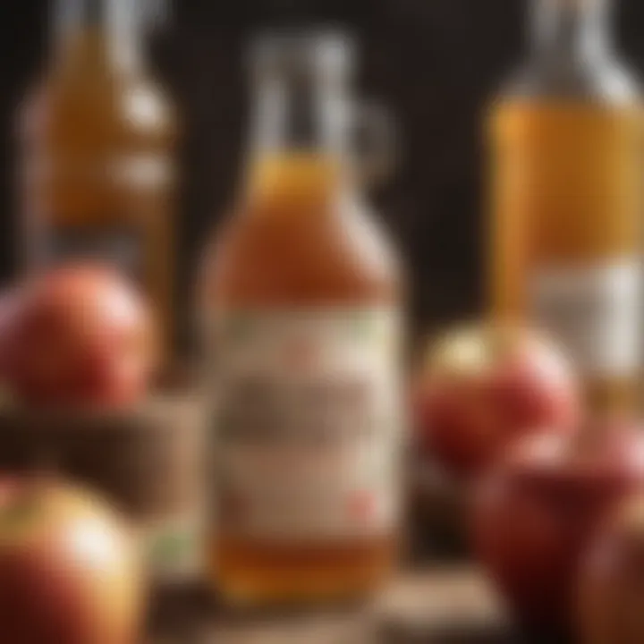 An infographic showing health benefits of apple cider vinegar