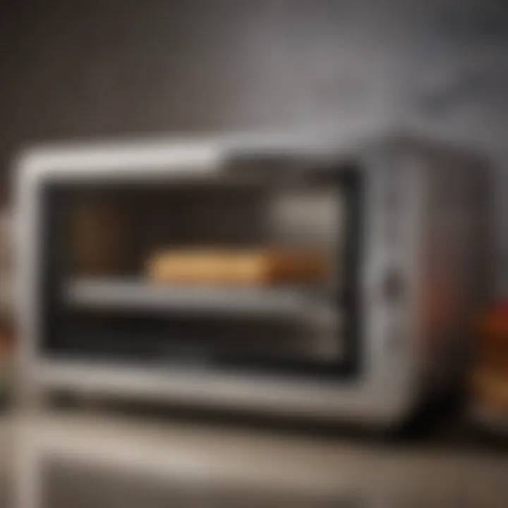 Sleek design of the June toaster oven