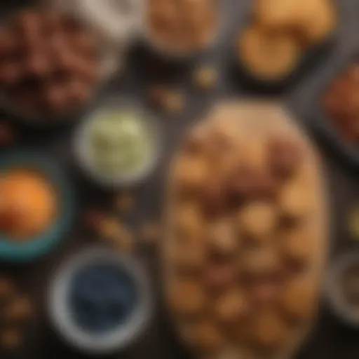 Delicious selection of keto-friendly snacks on a cozy movie night setup