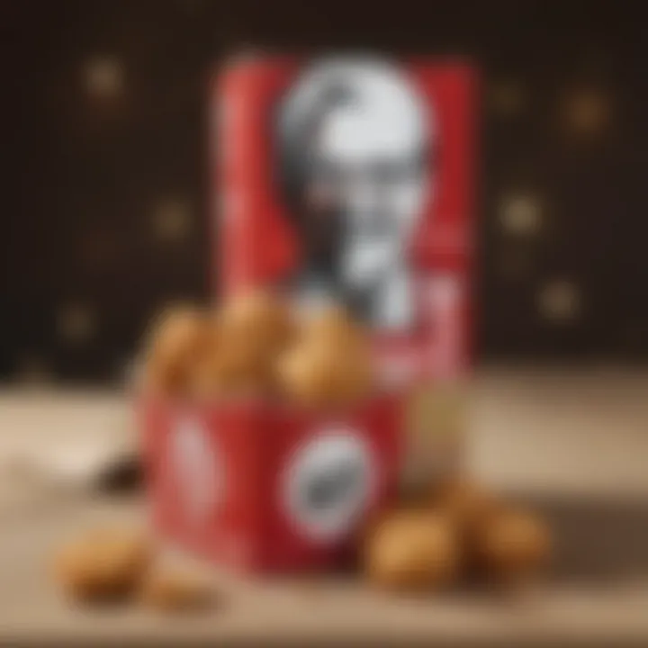 Marketing materials featuring the KFC Six Dollar Box