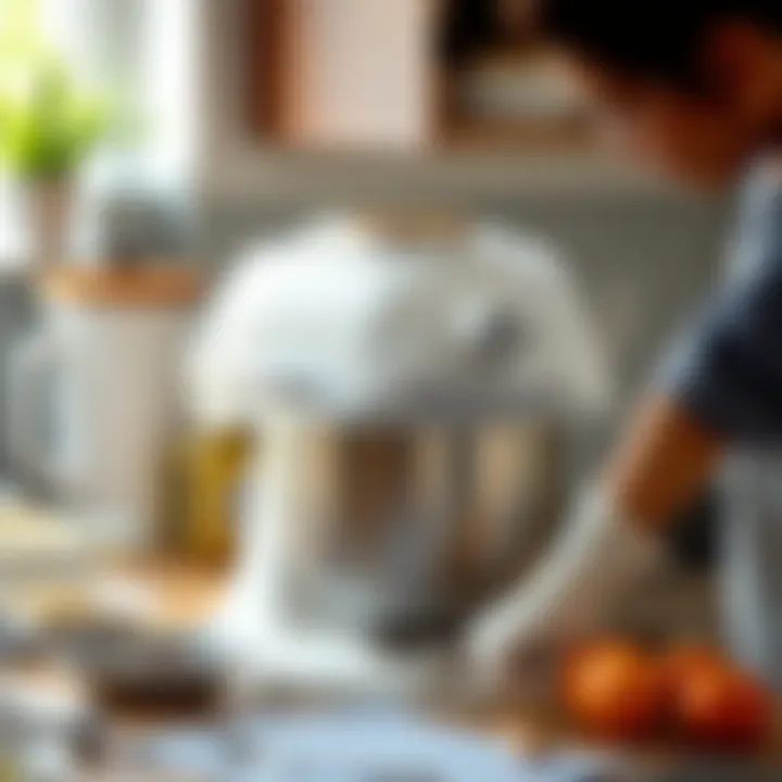 Maintenance tips for keeping KitchenAid mixer lid covers in pristine condition.
