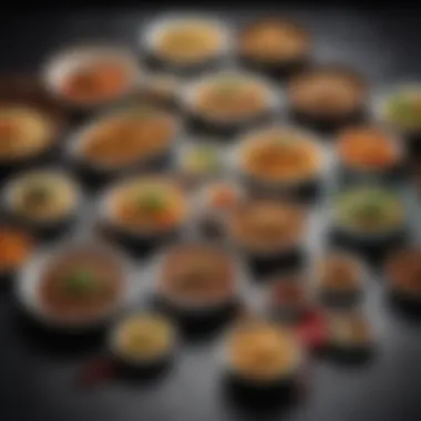 Diverse Dishes from La China Cooker A variety of dishes prepared using a La China cooker, highlighting versatility.