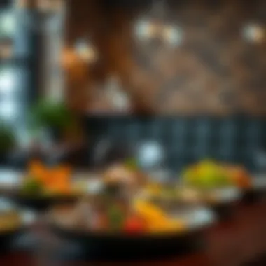 Innovative Culinary Offerings An overview of the menu highlighting innovative culinary offerings.