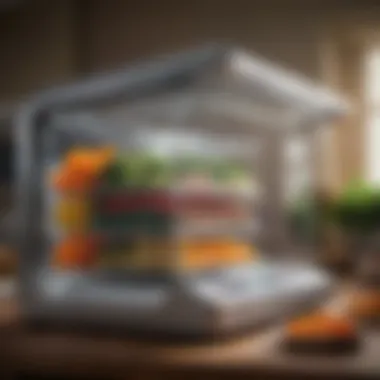 Modern vacuum sealing equipment designed for food preservation
