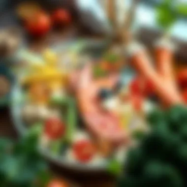 Diagram showcasing various low carbohydrate dietary approaches