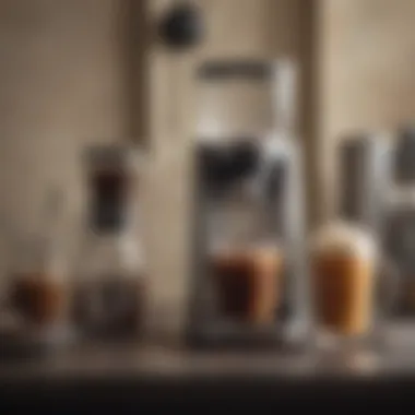 Stylish equipment for brewing iced coffee at home