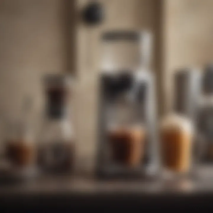 Stylish equipment for brewing iced coffee at home