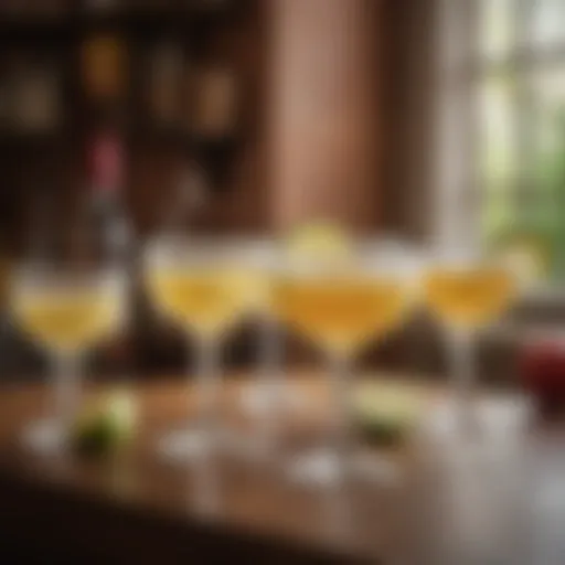 Historical evolution of margarita glasses