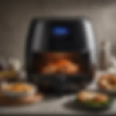 Air fryer oven showcasing its user-friendly interface