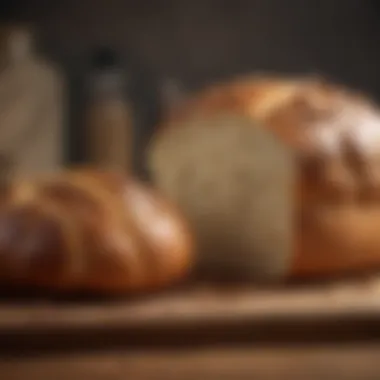 Innovative Bread Recipes Creative variations of homemade bread displayed artistically