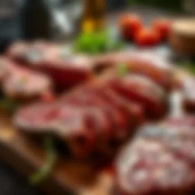 Explore Different Cuts of Steak Various cuts of steak displayed on a wooden board