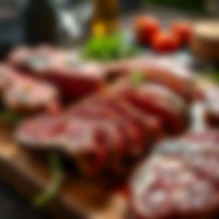 Explore Different Cuts of Steak Various cuts of steak displayed on a wooden board